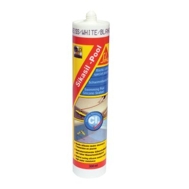 SIKA SIKASIL POOL CLEAR 300 ML CARTRIDGE